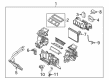 Toyota Yaris Heater Core Diagram - 87107-WB002