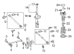 Toyota Highlander Lateral Link Diagram - 48730-0E080