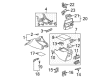 Toyota Center Console Base Diagram - 58910-AC061-E0