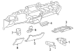 Toyota RAV4 Dash Panel Vent Portion Covers Diagram - 55607-0R030