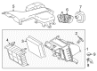 Toyota Highlander Air Intake Coupling Diagram - 17881-0P200
