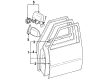 Toyota 4Runner Door Lock Actuator Diagram - 69310-35060