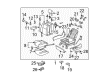 2005 Toyota Sequoia Seat Cover Diagram - 71071-0C230-B1