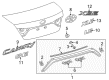 Toyota Camry Emblem Diagram - 75443-06B60