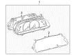 2005 Toyota Sequoia Instrument Cluster Diagram - 83800-0C420