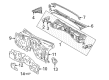 Toyota Land Cruiser Dash Panels Diagram - 55101-6D190