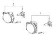 Toyota RAV4 Fog Light Diagram - 81220-60120