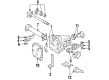 Toyota Previa Differential Mount Diagram - 41651-28040