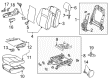 Toyota Camry Seat Cover Diagram - 71073-06G31-D2