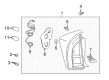 Toyota Prius Plug-In Light Socket Diagram - 81555-47170