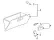 Toyota Corolla Glove Box Diagram - 55550-02090-E0