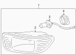 Toyota Sienna Fog Light Diagram - 81220-AE010