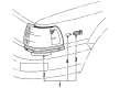 Toyota Camry Side Marker Light Diagram - 81621-32081