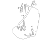 Toyota Land Cruiser Seat Belt Diagram - 73220-60554-A5