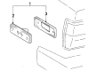 Toyota MR2 Side Marker Light Diagram - 81751-17010