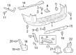 Toyota 4Runner Mud Flaps Diagram - 76608-35110