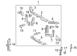 Toyota Front Cross-Member Diagram - 57104-48020