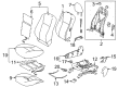 2017 Toyota Highlander Seat Cover Diagram - 71073-0E270-C1