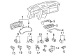 Toyota FJ Cruiser Yaw Sensor Diagram - 89180-35050
