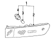 Toyota Camry Light Socket Diagram - 81945-06010