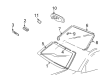 Toyota Highlander Windshield Diagram - 56111-48321