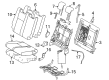 Toyota Highlander Seat Cover Diagram - 79023-0E190-A2