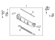 2022 Toyota Highlander Radiator Support Diagram - 53189-0E010