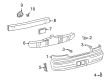 Toyota Corolla Bumper Diagram - 52159-02903
