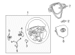 Toyota Steering Wheel Diagram - 45100-06S80-C1