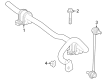 Toyota Crown Sway Bar Link Diagram - 48820-0E050