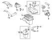 Toyota Highlander Air Intake Coupling Diagram - 17881-0V040