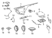 Toyota bZ4X Car Speakers Diagram - 86160-06890