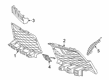 Toyota GR Supra Grille Diagram - 53142-WAA04