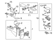 Toyota Matrix Center Console Base Diagram - 58812-02100-B0