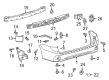 Toyota Parking Assist Distance Sensor Diagram - 89341-48010-E2
