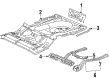 1984 Toyota Camry Floor Pan Diagram - 58314-32030