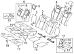 Toyota Avalon Armrest Diagram - 72830-07080-C0