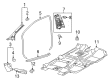 Toyota Yaris Weather Strip Diagram - 62312-0D390
