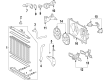Toyota Water Pump Gasket Diagram - 16271-0P030