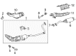 Toyota Prius V Catalytic Converter Diagram - 17410-37553