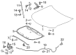 Toyota Camry Hood Cable Diagram - 53601-52010-L1