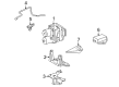 Toyota Camry Yaw Sensor Diagram - 89183-06010