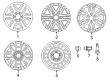 Toyota Lug Nuts Diagram - 90942-01124
