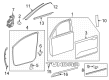 Toyota Sequoia Weather Strip Diagram - 67861-0C050