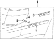 Toyota Celica Side Marker Light Diagram - 81741-20160