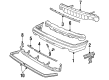 Toyota Camry Air Deflector Diagram - 76081-32010