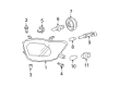 Toyota Highlander Light Socket Diagram - 81125-48470