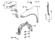 Toyota Highlander Fender Diagram - 53802-0E160