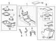 Toyota Tacoma Center Console Base Diagram - 58810-04040-C0