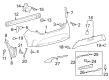 Toyota Corolla Bumper Reflector Diagram - 81920-12130